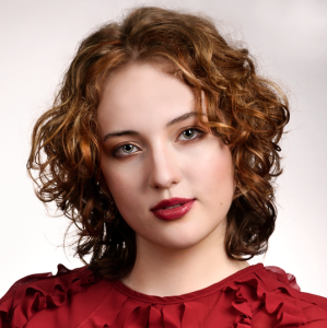 Portrait. Leah Bell in a portrait.