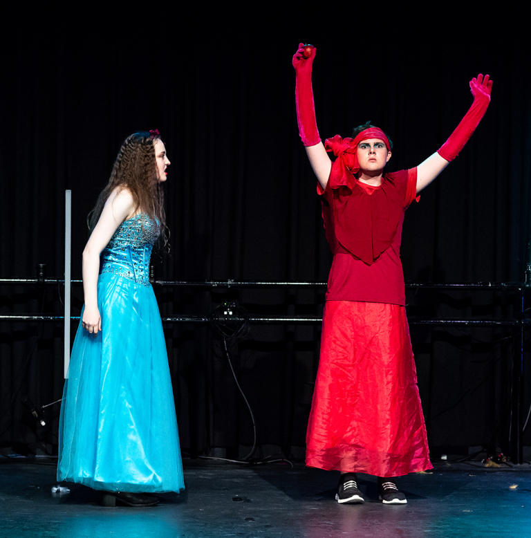 Take a Bite (musical); Leah Bell as Snow White. Leah Bell performing as Snow White in the musical Take a Bite.