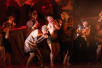 Orphée aux Enfers at NIDA; Photography by Julia Firak. Leah Bell performing in Orphée aux Enfers at NIDA.