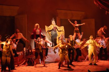 Leah Bell performing in Orphée aux Enfers at NIDA. Leah Bell performing in Orphée aux Enfers at NIDA.