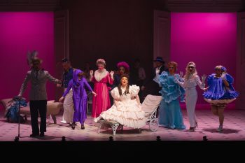 Orphée aux Enfers at NIDA; Photography by Julia Firak. Leah Bell performing in Orphée aux Enfers at NIDA.