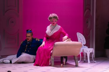 Orphée aux Enfers at NIDA; Photography by Julia Firak. Leah Bell performing in Orphée aux Enfers at NIDA.