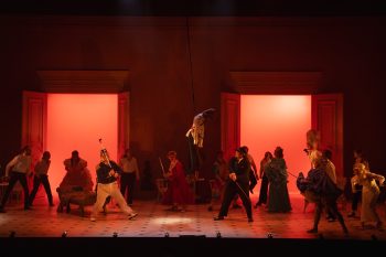 Orphée aux Enfers at NIDA; Photography by Julia Firak. Leah Bell performing in Orphée aux Enfers at NIDA.