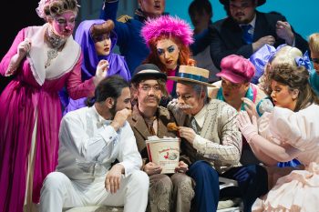 Orphée aux Enfers at NIDA; Photography by Julia Firak. Leah Bell performing in Orphée aux Enfers at NIDA.